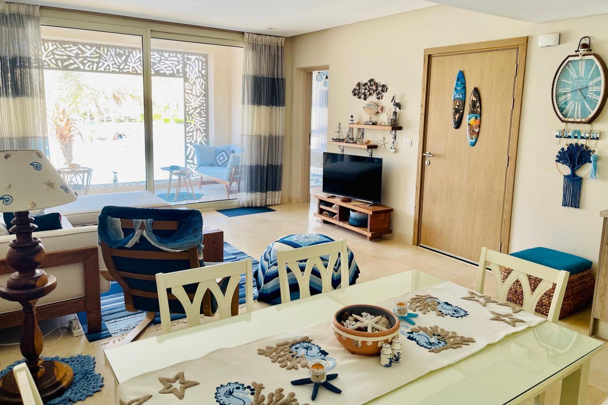 Mangroovy - Elgouna Authentic Designer Shared 2 Bdr Each With Private Bathroom For Kitesurfers With Pool View & Access Хургада
